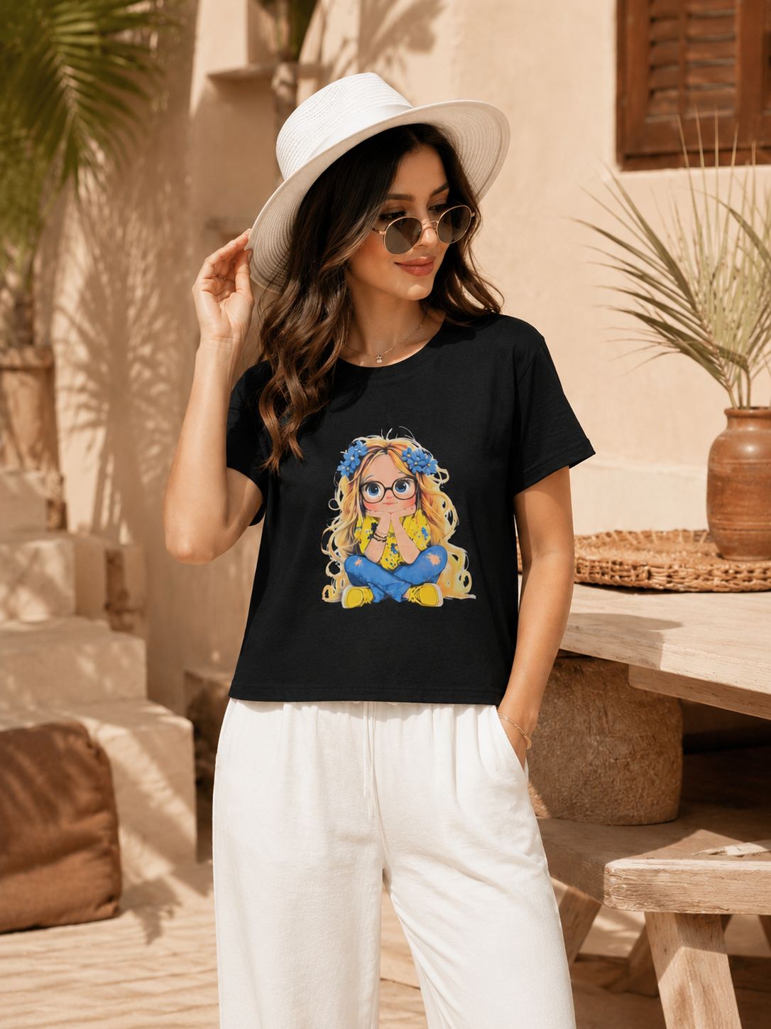 تیشرت زنانه عروسکی